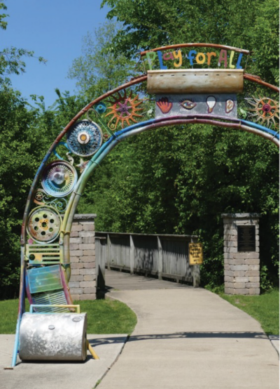 Arc at the Sensory Garden Playground