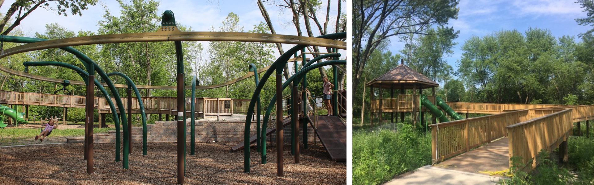 Playground and garden