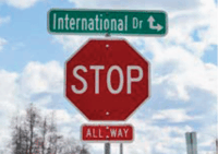Street sign change from Navistar to International Dr