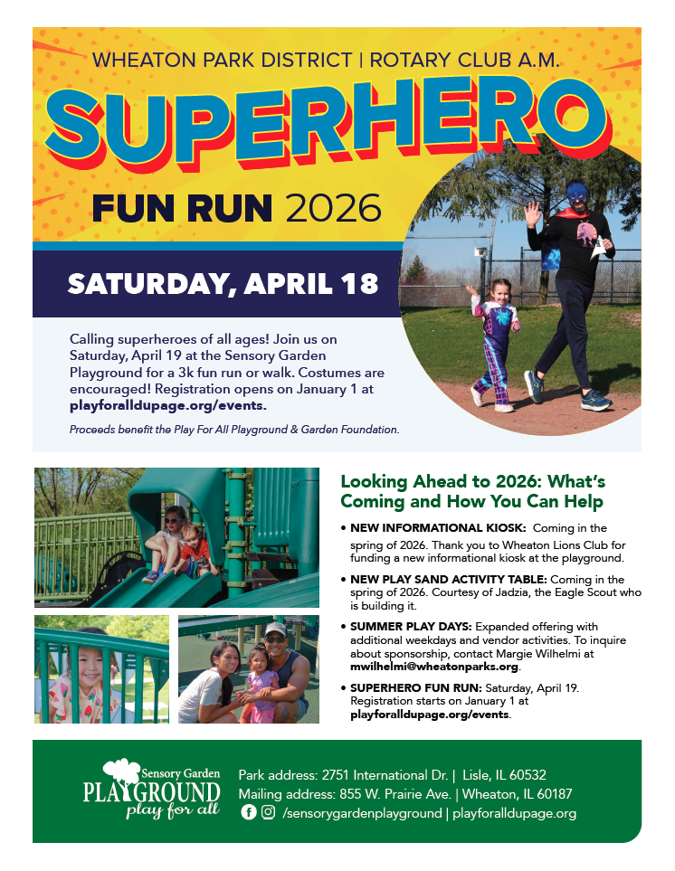 Superhero Fun Run 2026 Poster